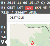 obstacle map